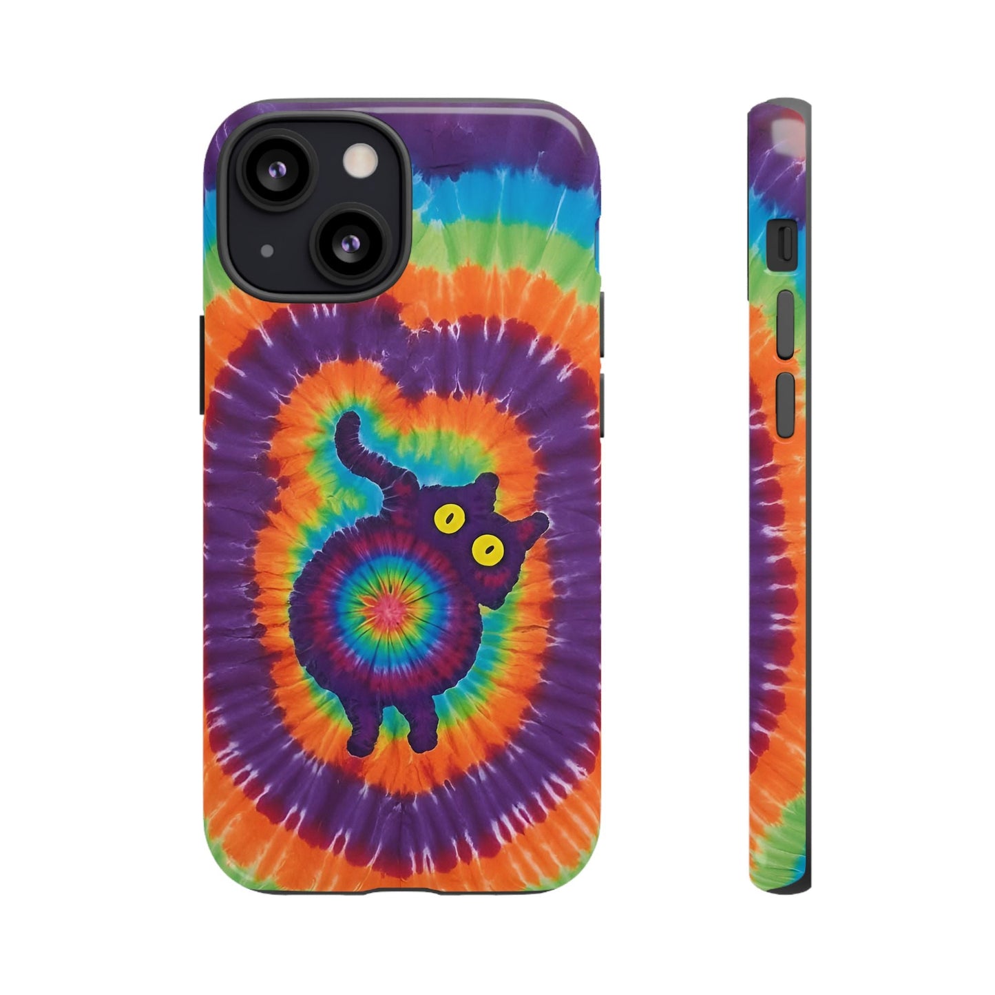 FUNNY CAT SWIRL PHONE CASE - TLNO1604261