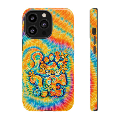 LOVE PAW PRINT SWIRL PHONE CASE  - TLHN2304264