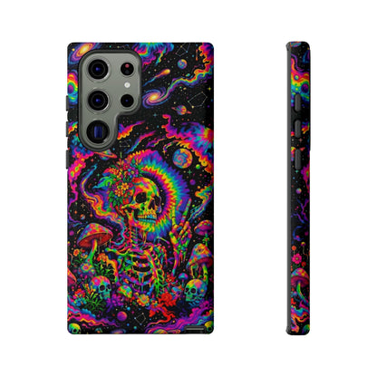 HIPPIE SKULL PSYCHEDELIC PHONE CASE  - TLNO2904262