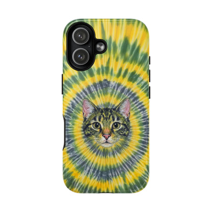 FUNNY CAT SWIRL MAGNETIC PHONE CASE - TLNT1604263