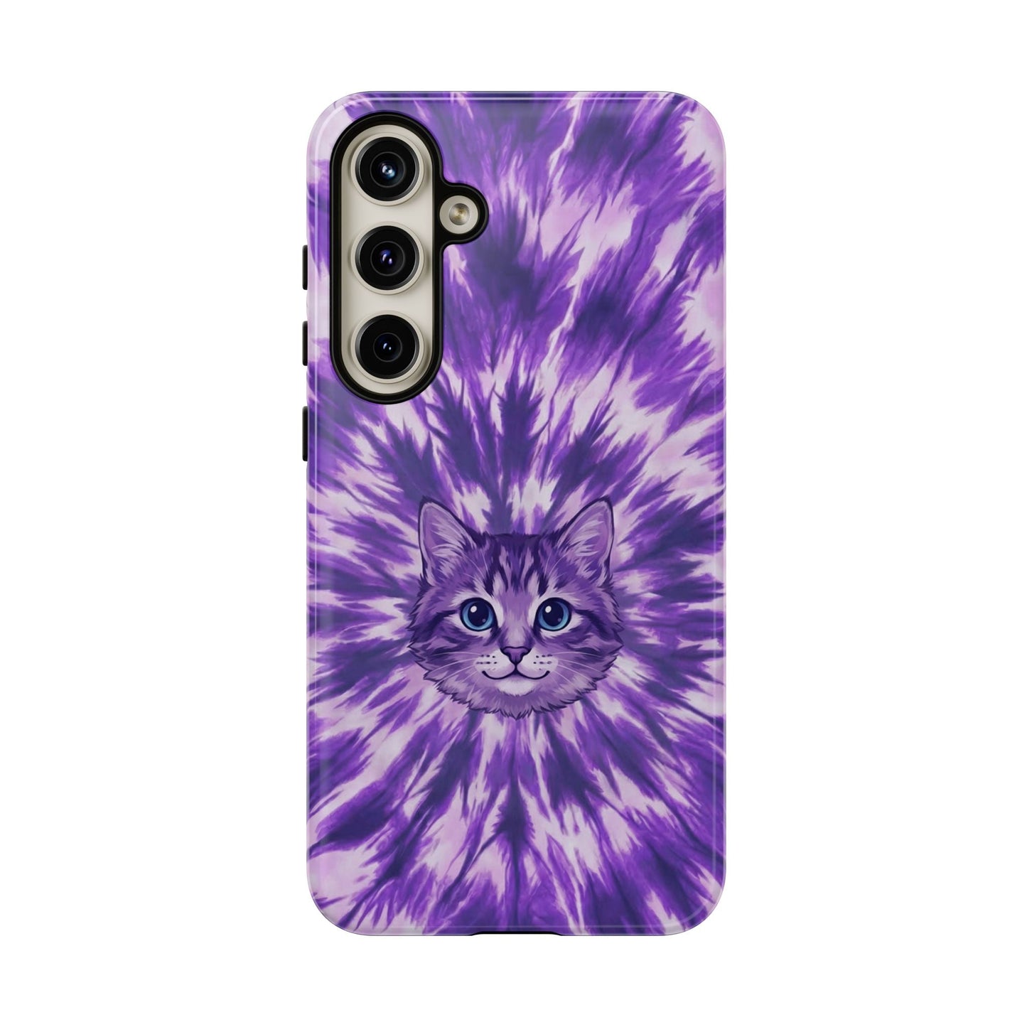 PURPLE AURA CAT PHONE CASE - TYPQ1304269
