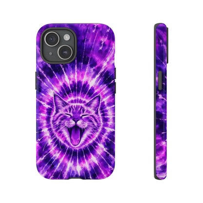 CAT PURPLE SWIRL PHONE CASE  - TLHN1504263