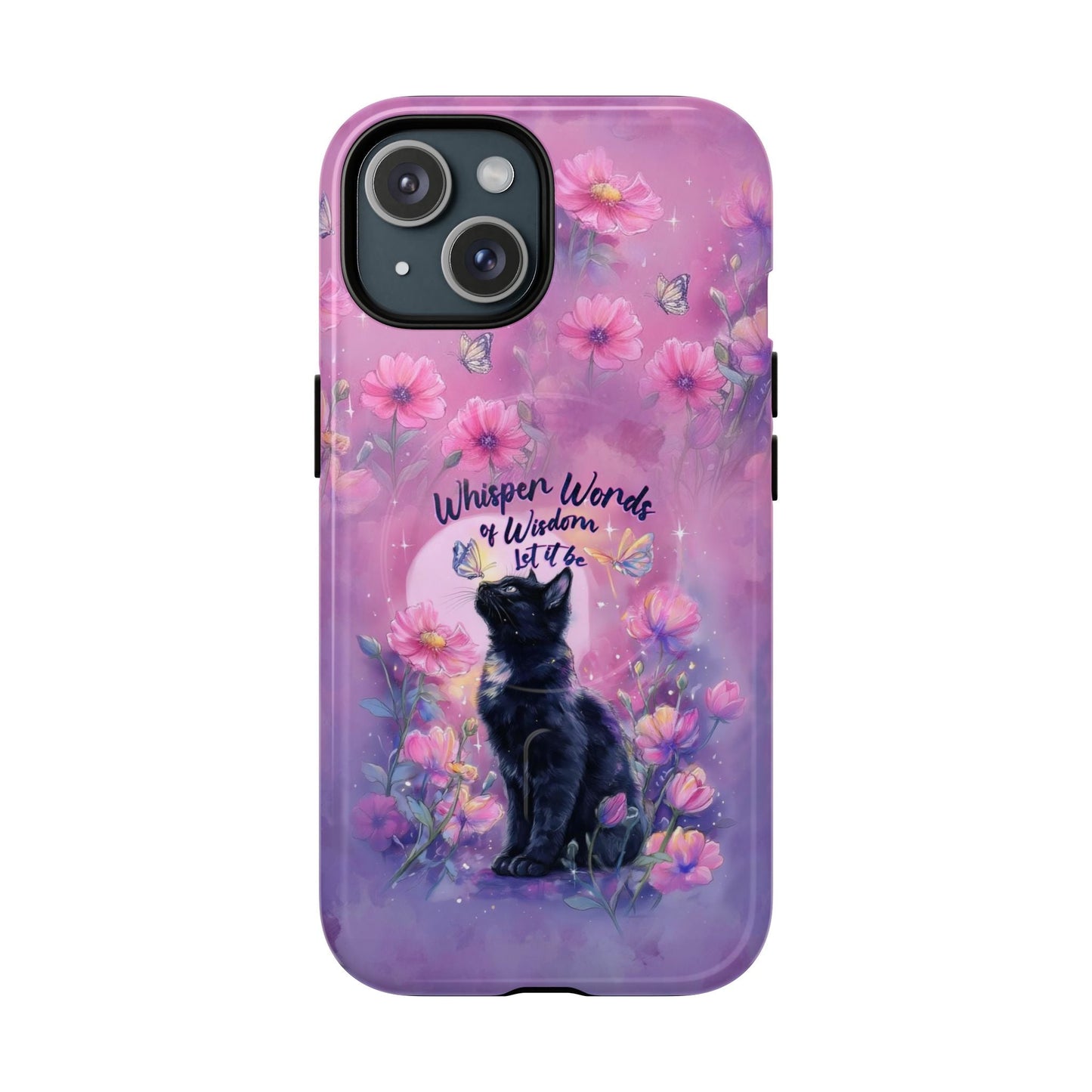 WHISPER WORDS OF WISDOM LET IT BE CAT MAGNETIC PHONE CASE - TLHG2605264