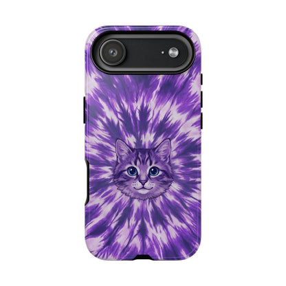PURPLE AURA CAT PHONE CASE - TYPQ1304269