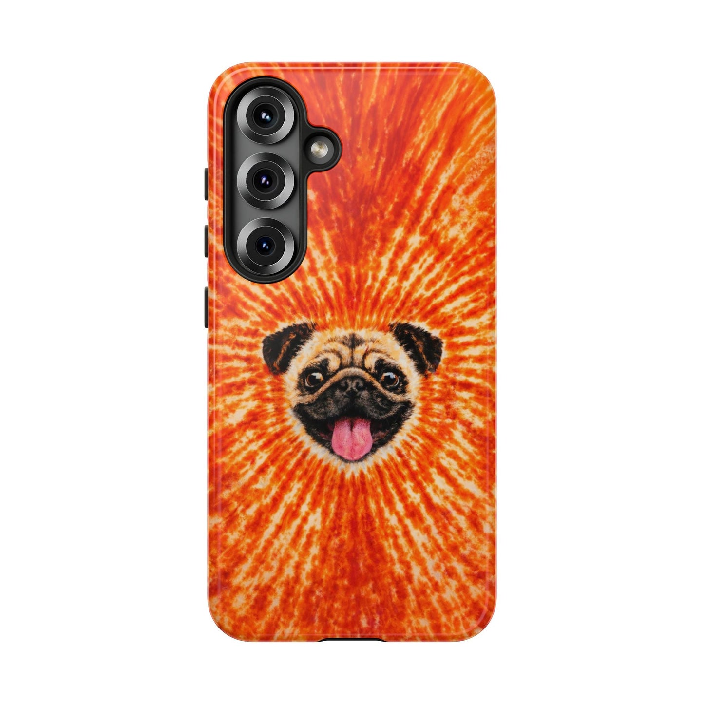PUG DOG ORANGE  PHONE CASE - TLNT1604261