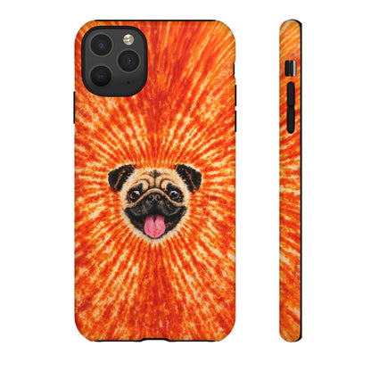 PUG DOG ORANGE  PHONE CASE - TLNT1604261