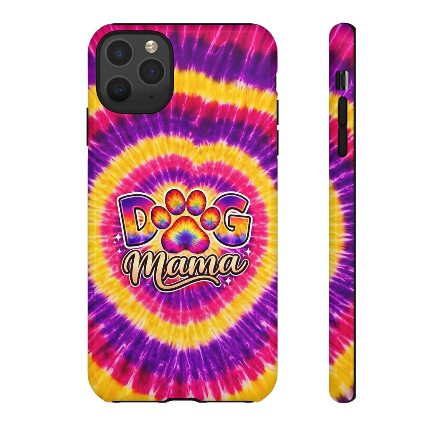 DOG MAMA PAW PRINT SWIRL PHONE CASE   - TLNT1504261