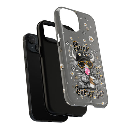 SUCK IT UP BUTTERCUP COW MAGNETIC PHONE CASE  - TLHN0806263
