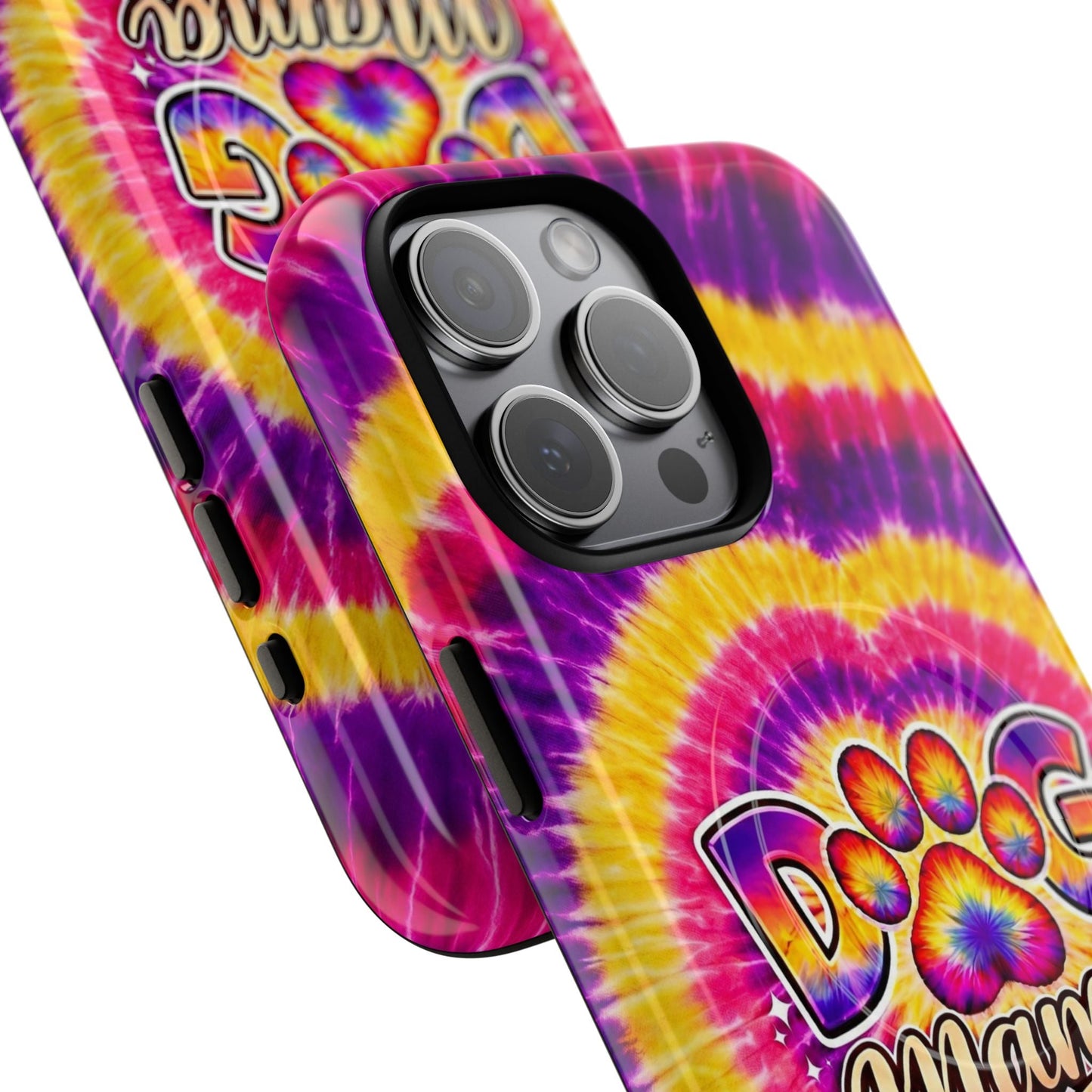 DOG MAMA PAW PRINT SWIRL MAGNETIC PHONE CASE  - TLNT1504261