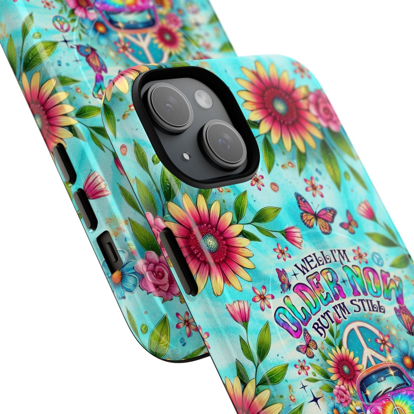 RUNNING AGAINST THE WIND CAR TIE DYE MAGNETIC PHONE CASE - TLNO1804254