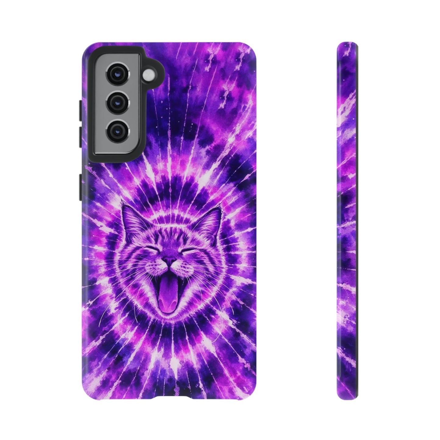 CAT PURPLE SWIRL PHONE CASE  - TLHN1504263
