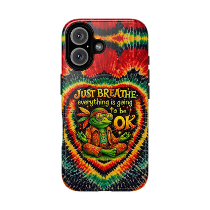 JUST BREATHE FROG SWIRL MAGNETIC PHONE CASE - KMTM2304262