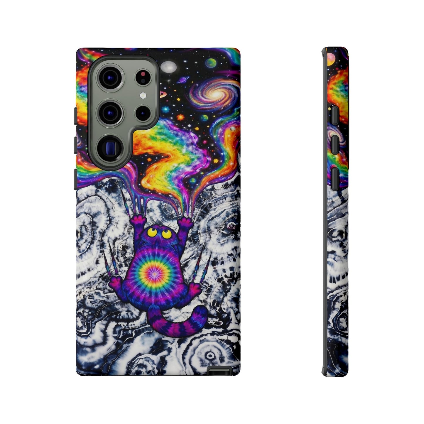 SCRATCHING CAT GALAXY PHONE CASE - KMTM1004261