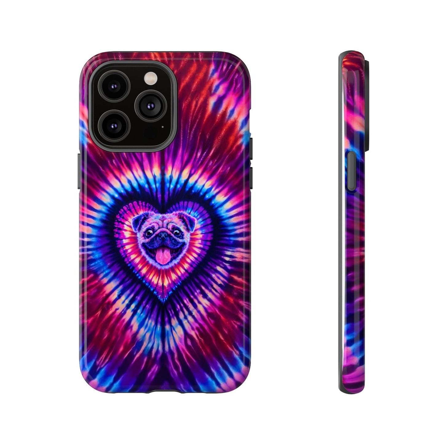 PUG DOG HEART SWIRL PHONE CASE  - TLTW1104264