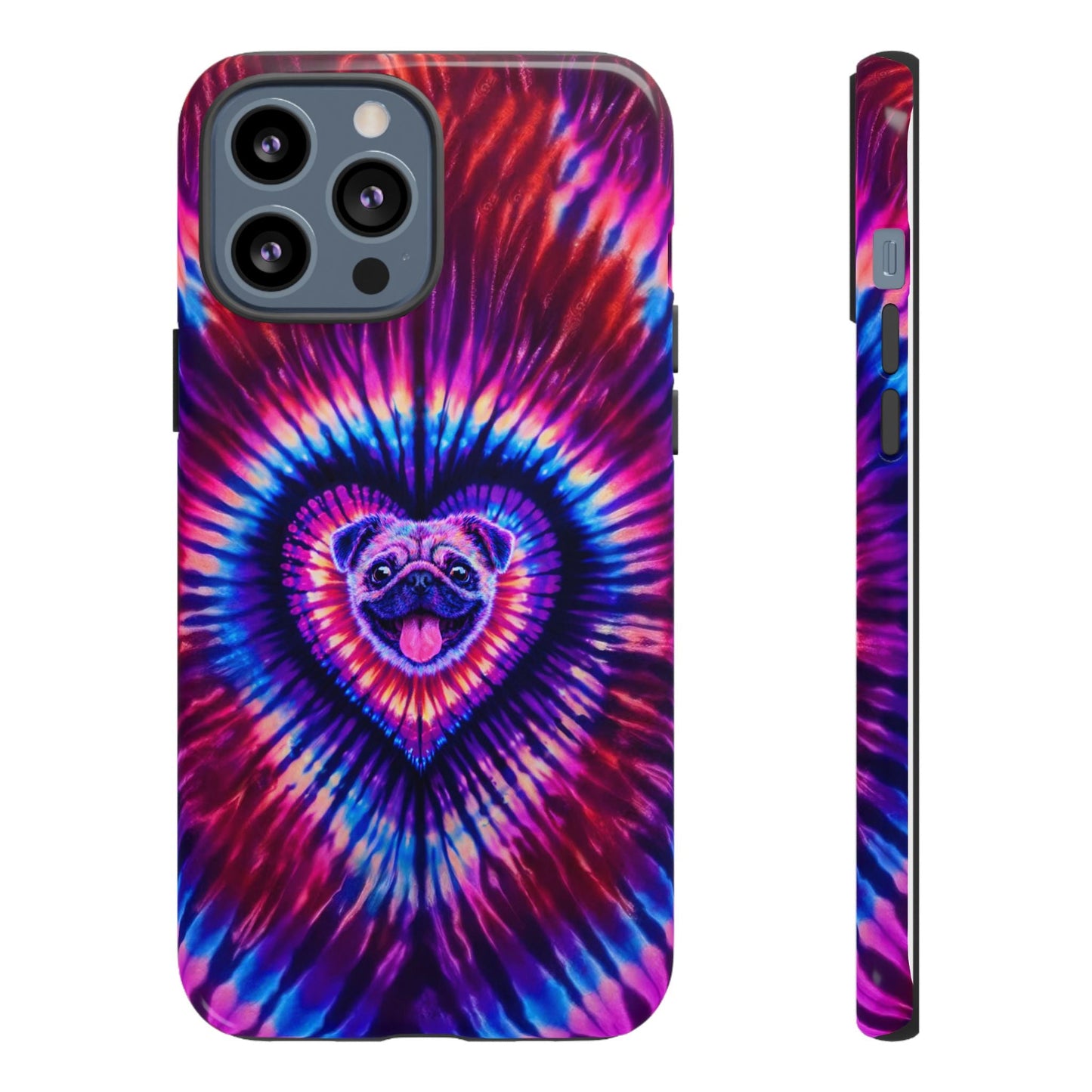 PUG DOG HEART SWIRL PHONE CASE  - TLTW1104264