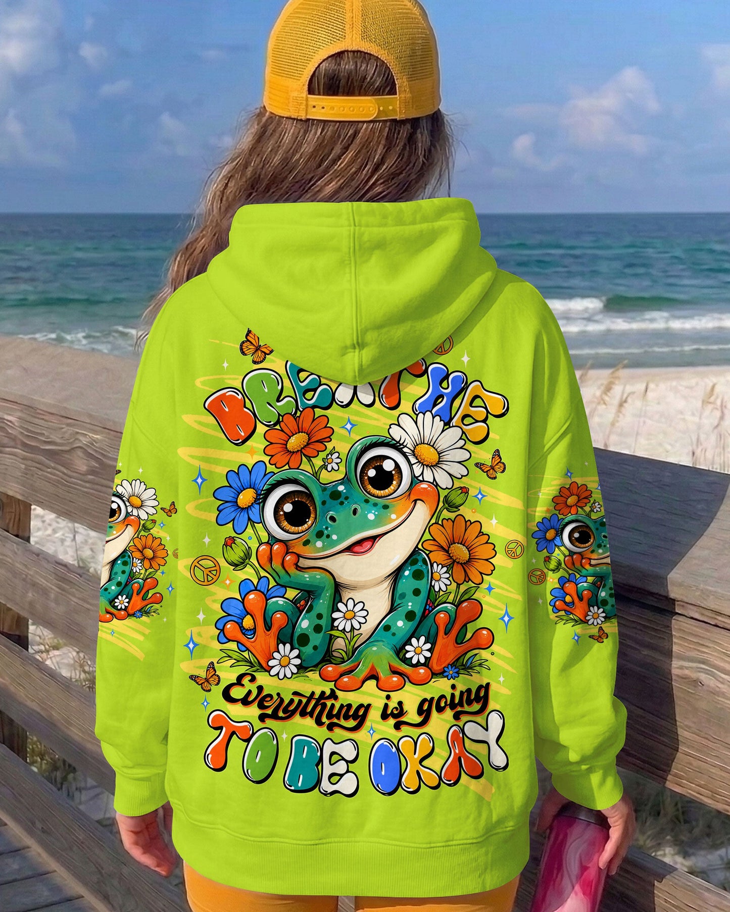 JUST BREATHE FROG ALL OVER PRINT - TLTW1906264