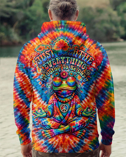 JUST BREATHE FROG V PATTERN ALL OVER PRINT - TLTW2306263