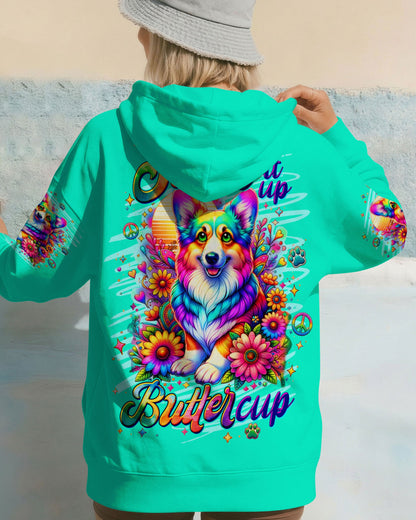 SUCK IT UP BUTTERCUP CORGI DOG ALL OVER PRINT - TLTW0906262