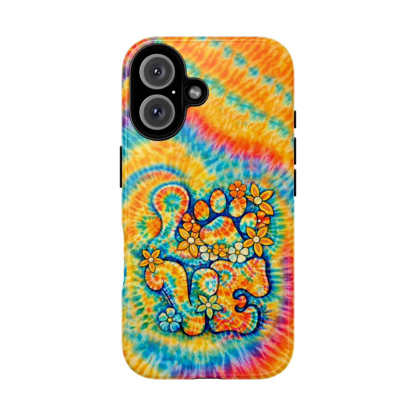 LOVE PAW PRINT SWIRL PHONE CASE  - TLHN2304264