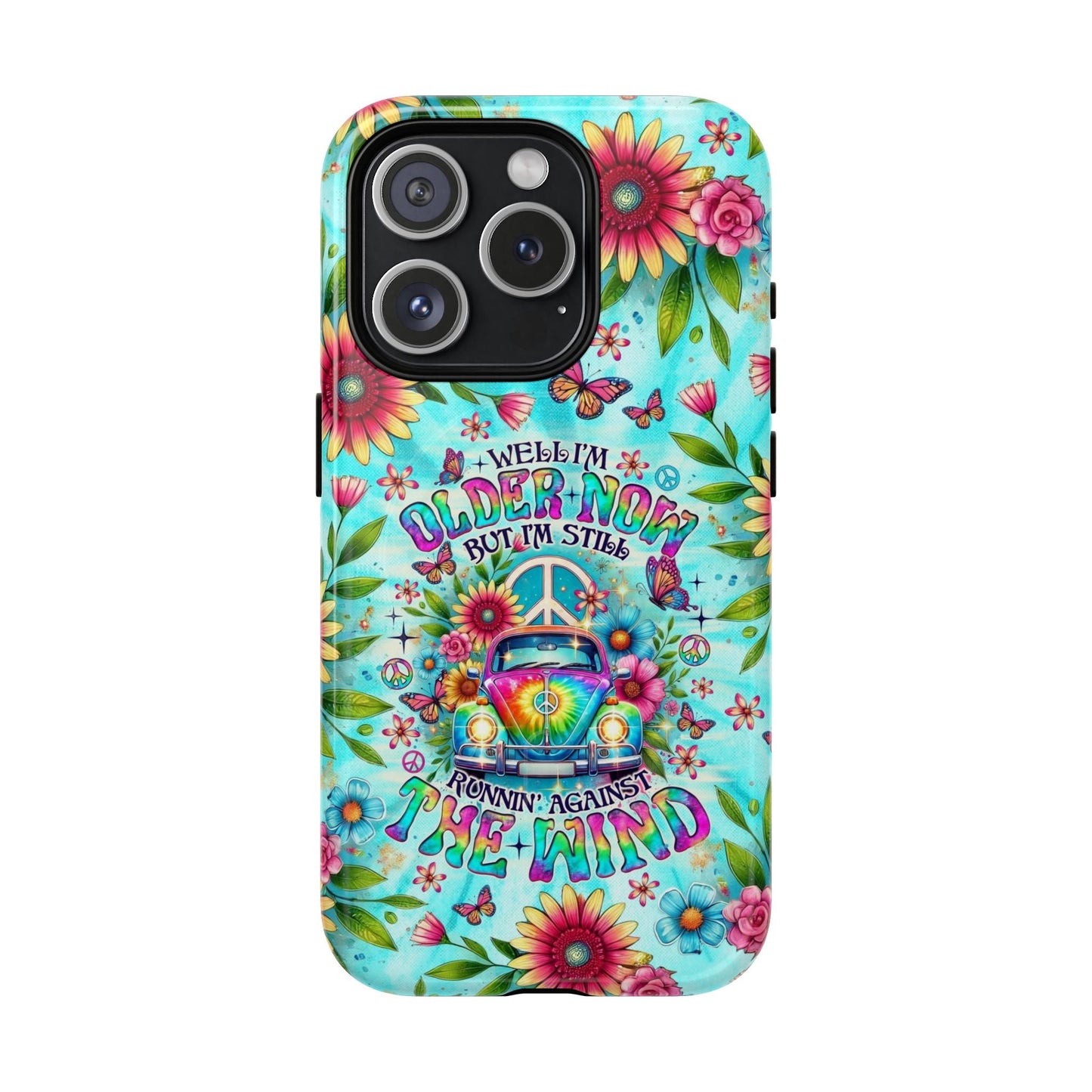 RUNNING AGAINST THE WIND CAR TIE DYE MAGNETIC PHONE CASE - TLNO1804254