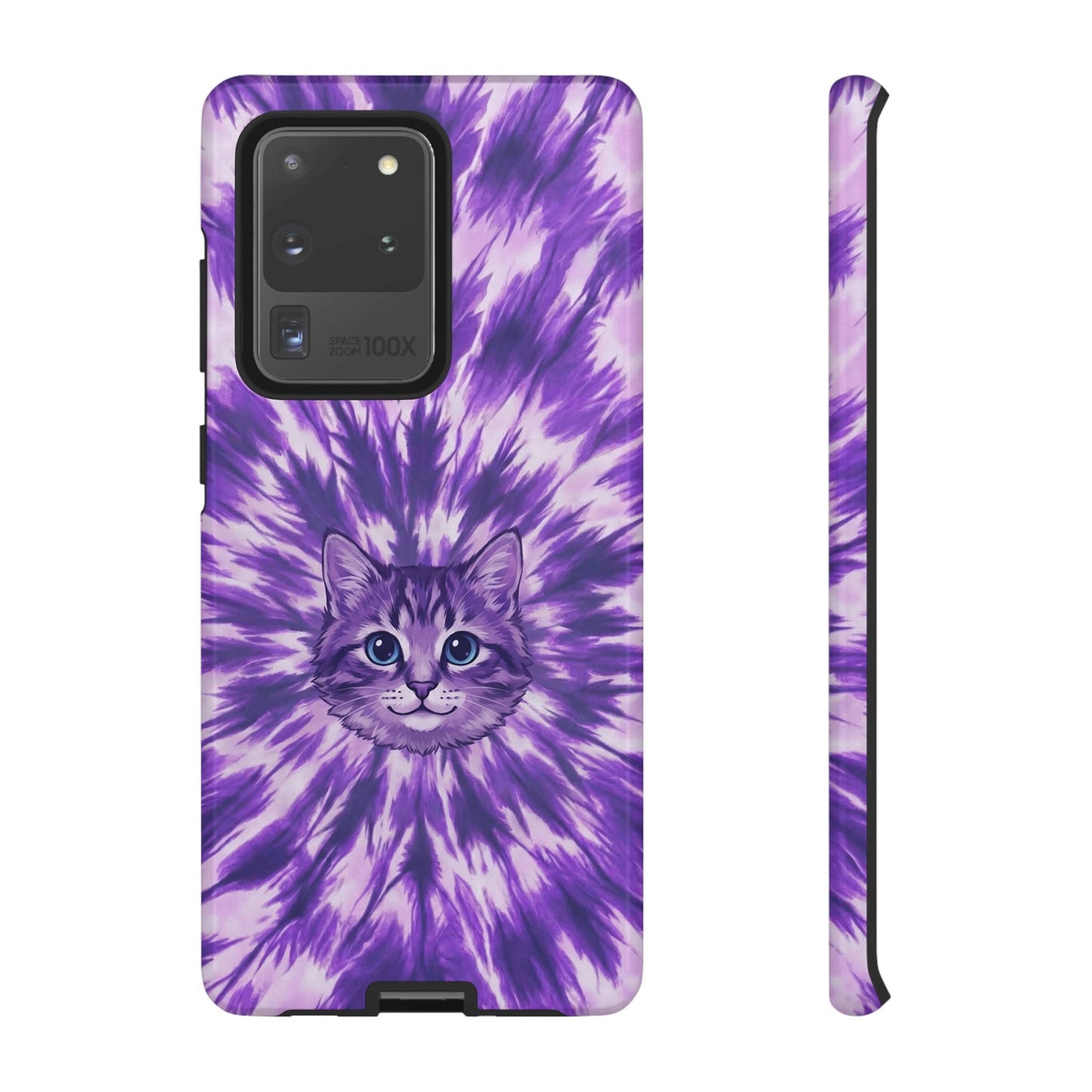 PURPLE AURA CAT PHONE CASE - TYPQ1304269