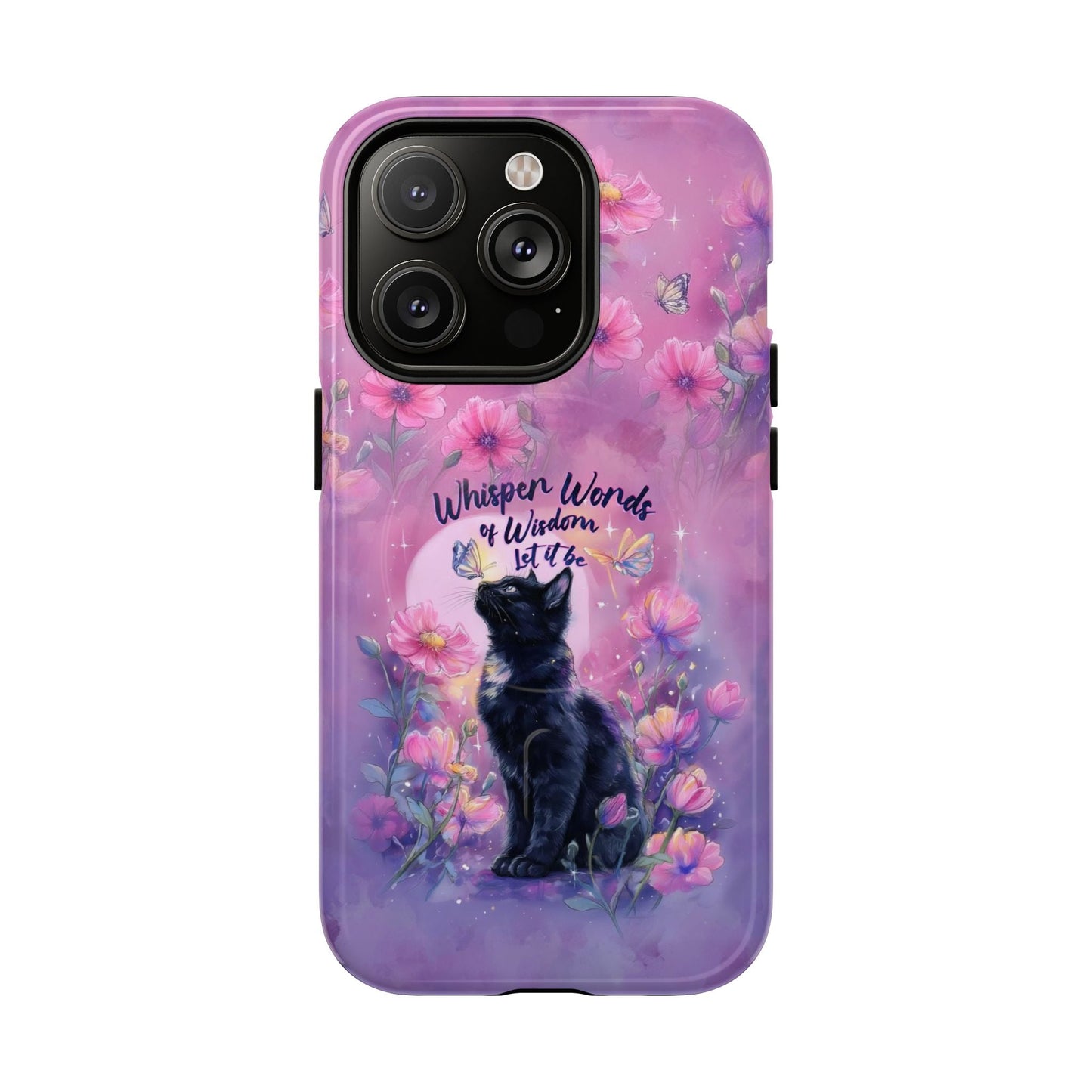 WHISPER WORDS OF WISDOM LET IT BE CAT MAGNETIC PHONE CASE - TLHG2605264