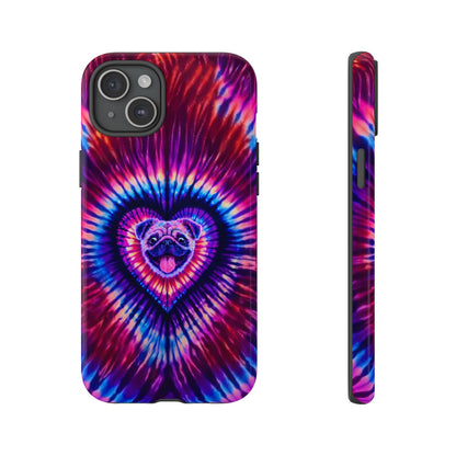 PUG DOG HEART SWIRL PHONE CASE  - TLTW1104264
