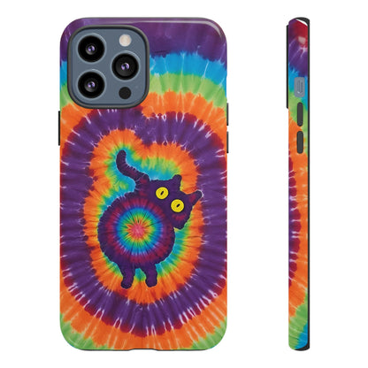 FUNNY CAT SWIRL PHONE CASE - TLNO1604261