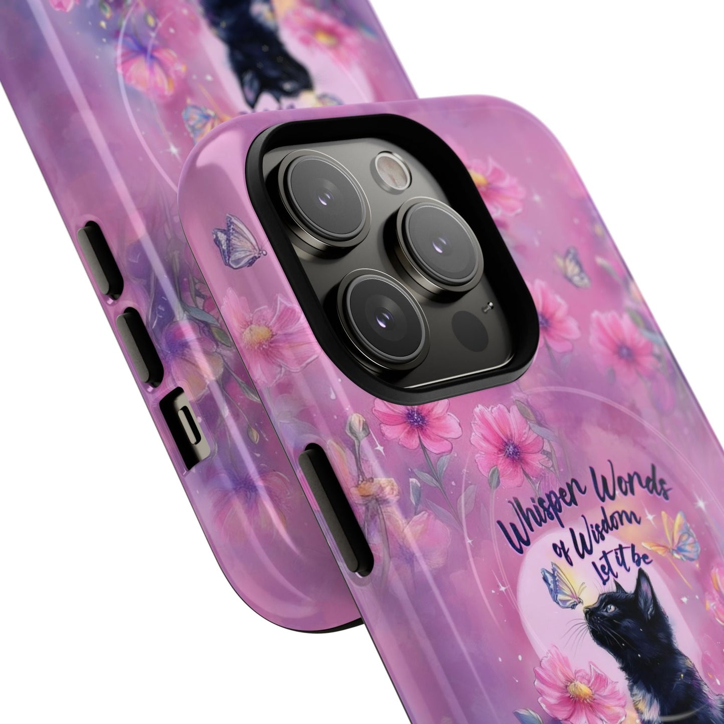 WHISPER WORDS OF WISDOM LET IT BE CAT MAGNETIC PHONE CASE - TLHG2605264