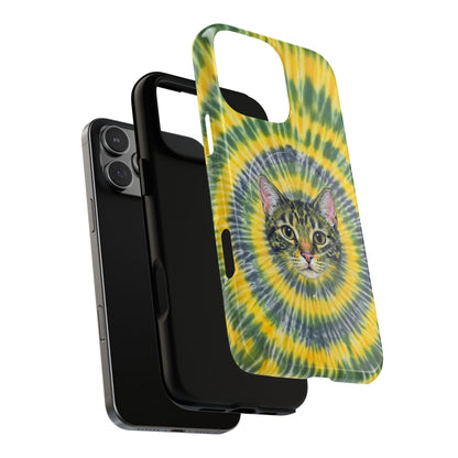 FUNNY CAT SWIRL MAGNETIC PHONE CASE - TLNT1604263