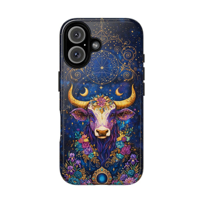 HIPPIE MAGIC COW MAGNETIC PHONE CASE - TLNT2304262