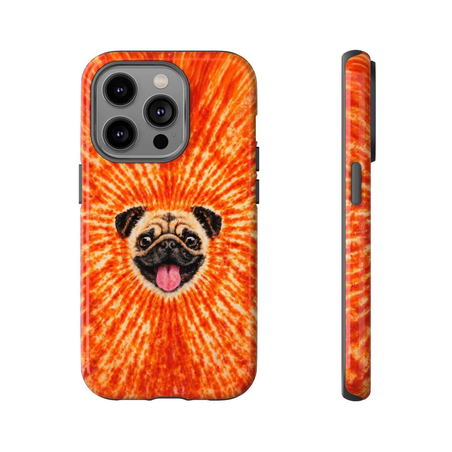 PUG DOG ORANGE  PHONE CASE - TLNT1604261
