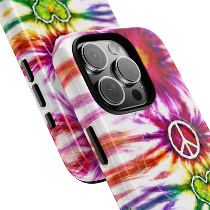 PEACE LOVE PAW PRINT MAGNETIC PHONE CASE - TLHG1304266