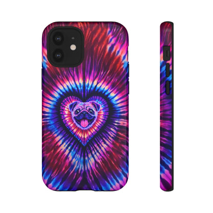 PUG DOG HEART SWIRL PHONE CASE  - TLTW1104264