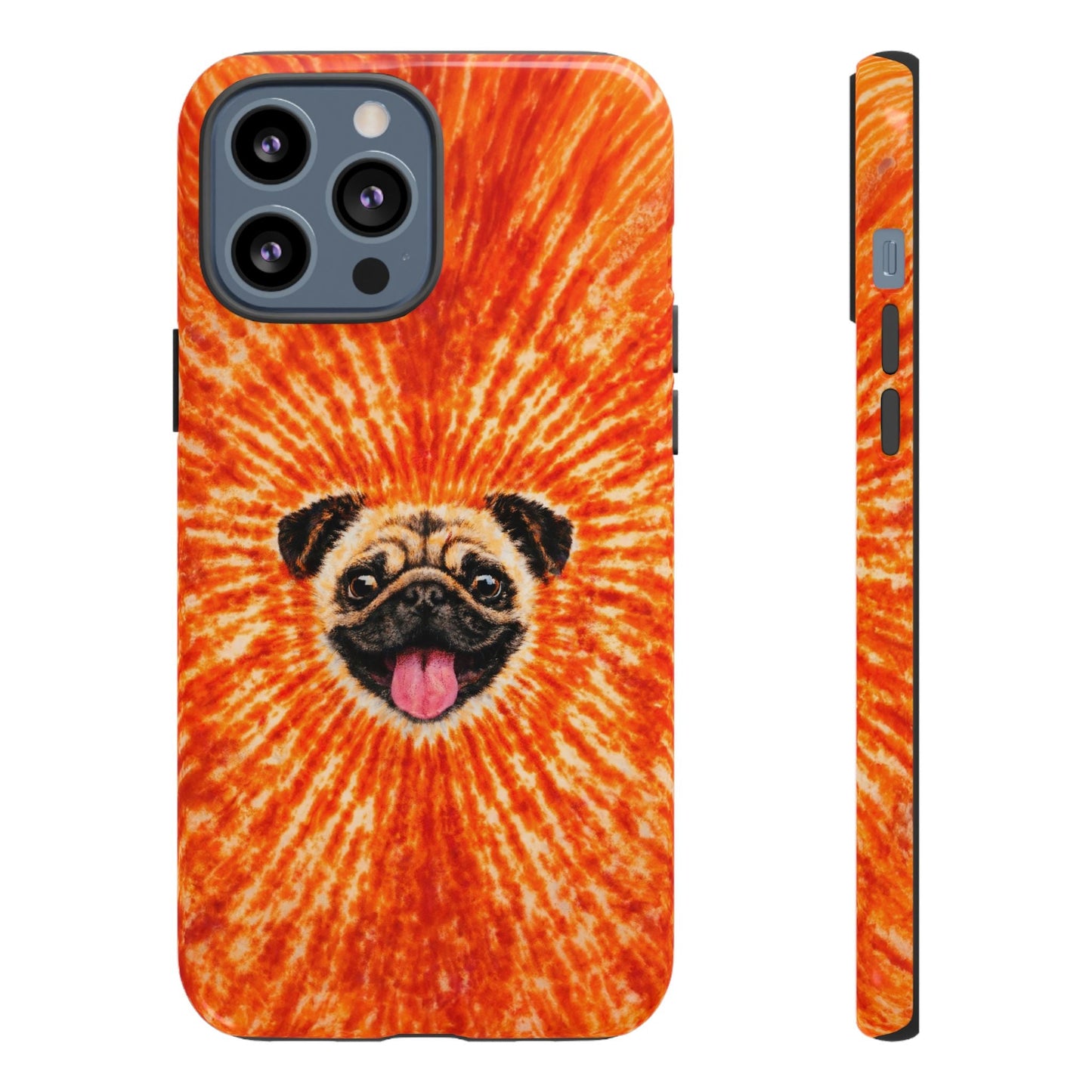 PUG DOG ORANGE  PHONE CASE - TLNT1604261