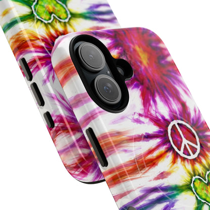 PEACE LOVE PAW PRINT MAGNETIC PHONE CASE - TLHG1304266