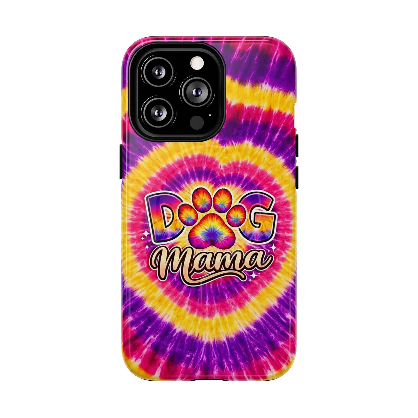 DOG MAMA PAW PRINT SWIRL MAGNETIC PHONE CASE  - TLNT1504261
