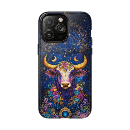 HIPPIE MAGIC COW MAGNETIC PHONE CASE - TLNT2304262