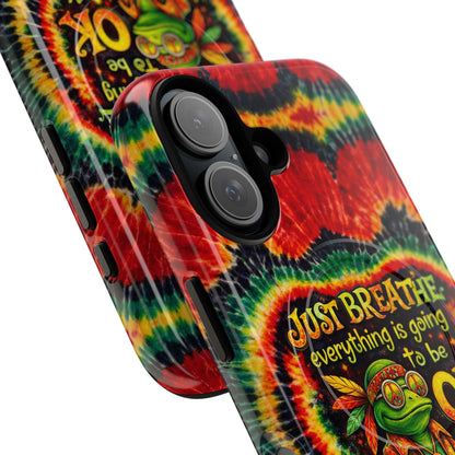 JUST BREATHE FROG SWIRL MAGNETIC PHONE CASE - KMTM2304262