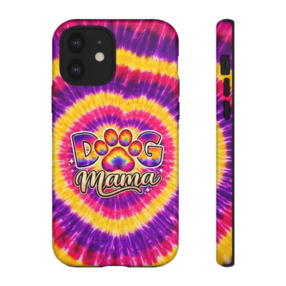 DOG MAMA PAW PRINT SWIRL PHONE CASE   - TLNT1504261