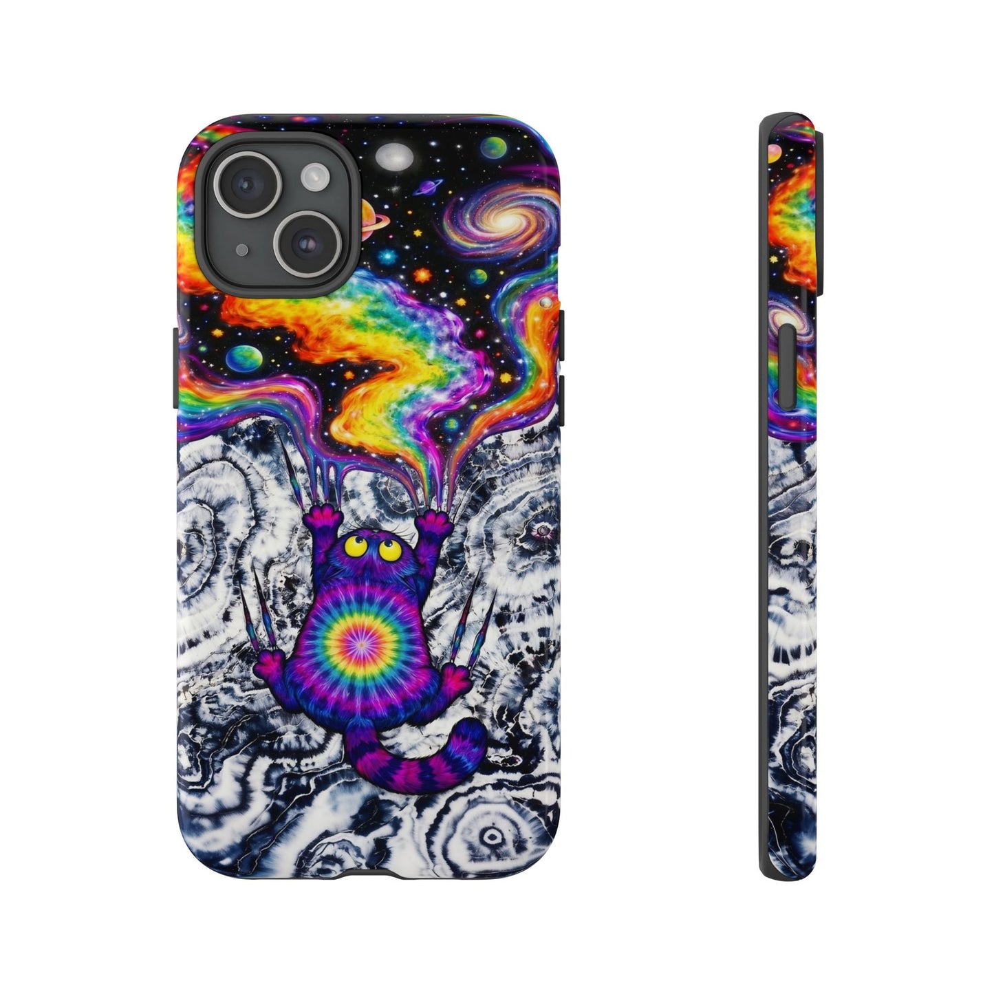SCRATCHING CAT GALAXY PHONE CASE - KMTM1004261