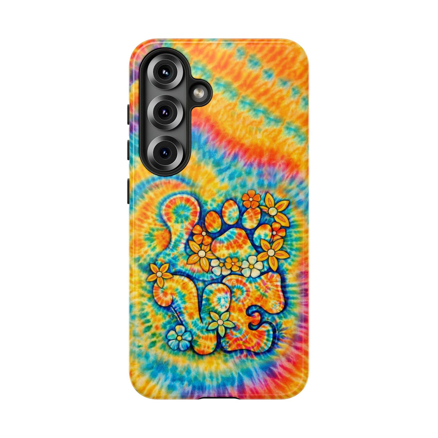 LOVE PAW PRINT SWIRL PHONE CASE  - TLHN2304264