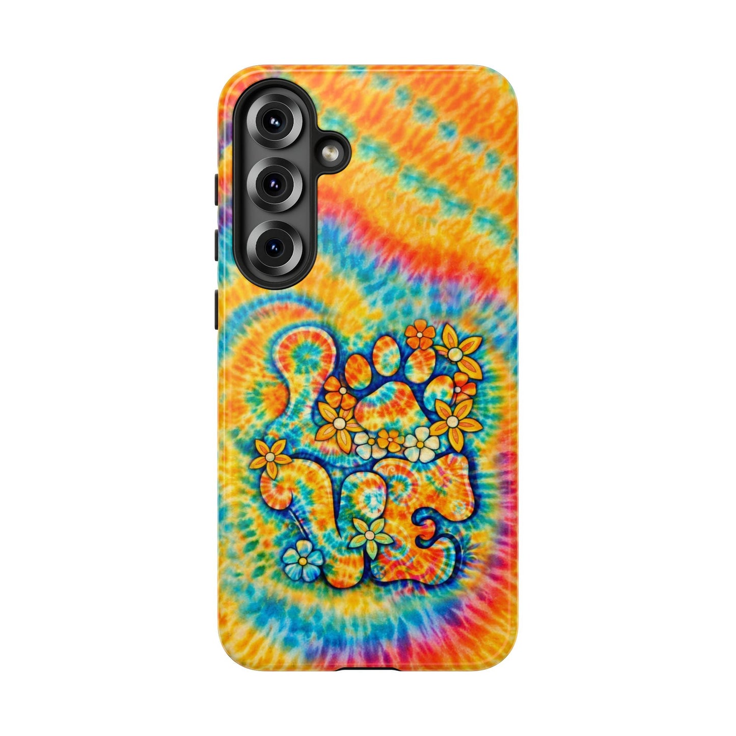 LOVE PAW PRINT SWIRL PHONE CASE  - TLHN2304264