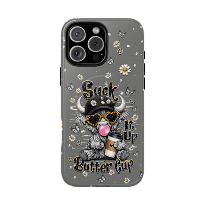 SUCK IT UP BUTTERCUP COW MAGNETIC PHONE CASE  - TLHN0806263