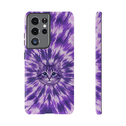 PURPLE AURA CAT PHONE CASE - TYPQ1304269