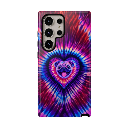 PUG DOG HEART SWIRL PHONE CASE  - TLTW1104264