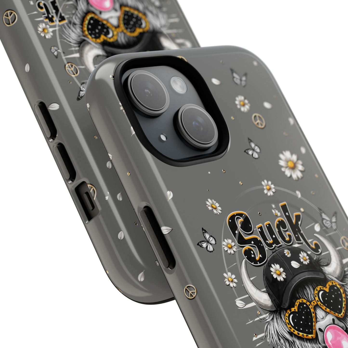 SUCK IT UP BUTTERCUP COW MAGNETIC PHONE CASE  - TLHN0806263