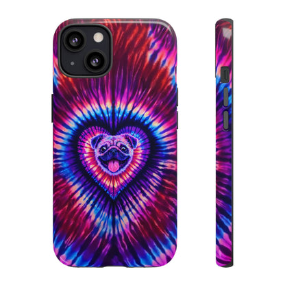 PUG DOG HEART SWIRL PHONE CASE  - TLTW1104264