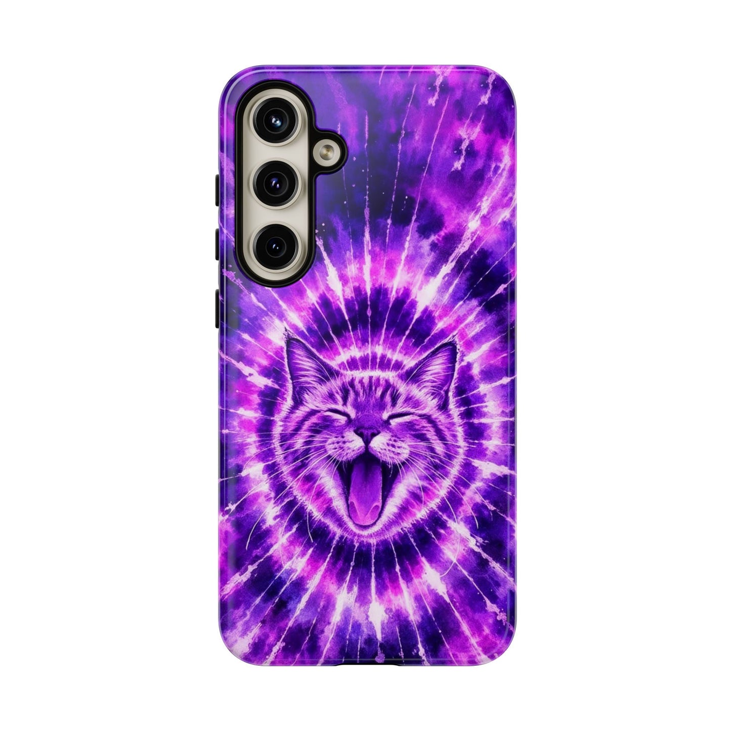CAT PURPLE SWIRL PHONE CASE  - TLHN1504263