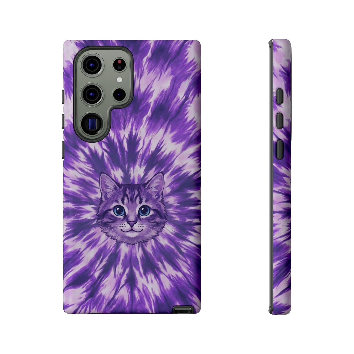 PURPLE AURA CAT PHONE CASE - TYPQ1304269
